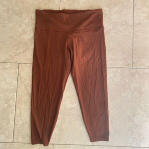 Athleta Chestnut Brown Leggings size 1X